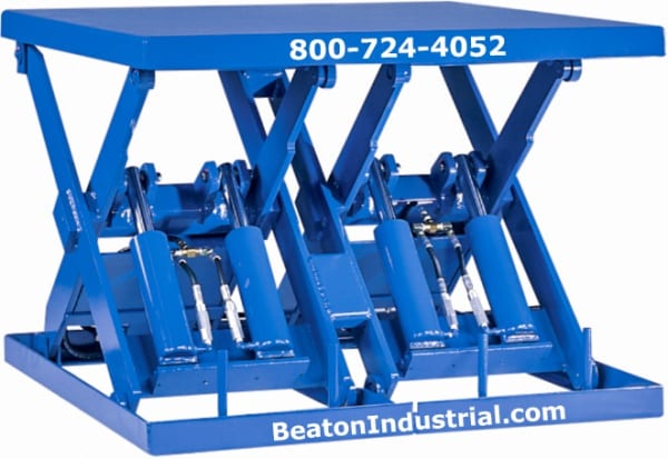 Double Wide Hydraulic Lift Table