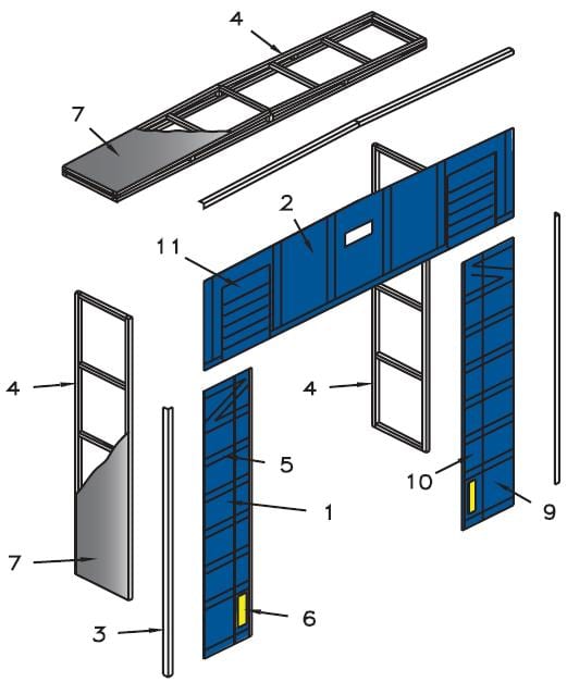 Loading Dock Shelter - Blue Giant