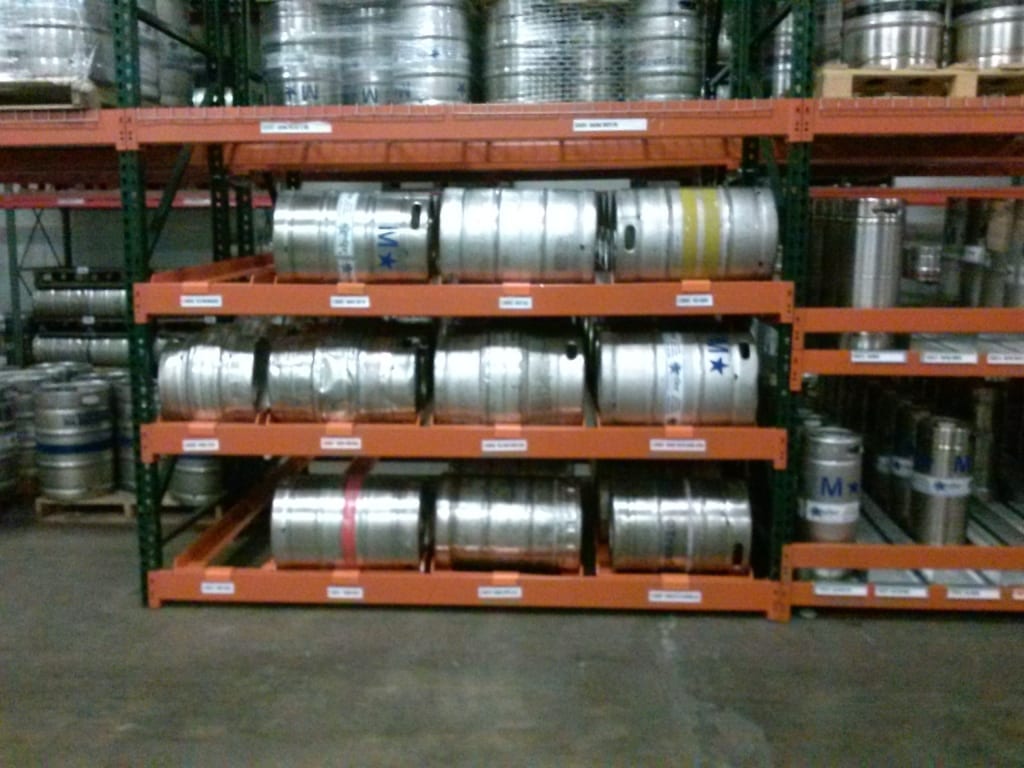 Pallet Racking Identification - Keg Racking System