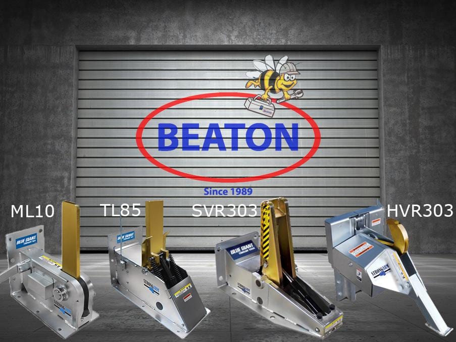 Beaton Door with Vehicle Restraints With Lettering - OPTIMIZED