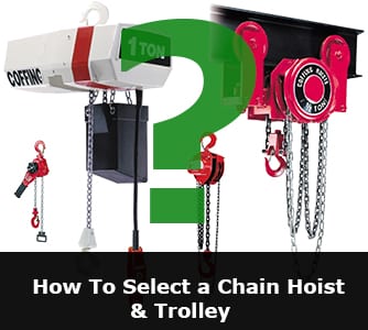 How to select a chain hoist