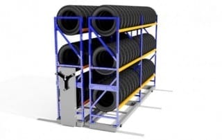 Automotive Tire Pallet Rack