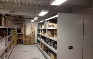 VA Medical Center Storage Room Shelving