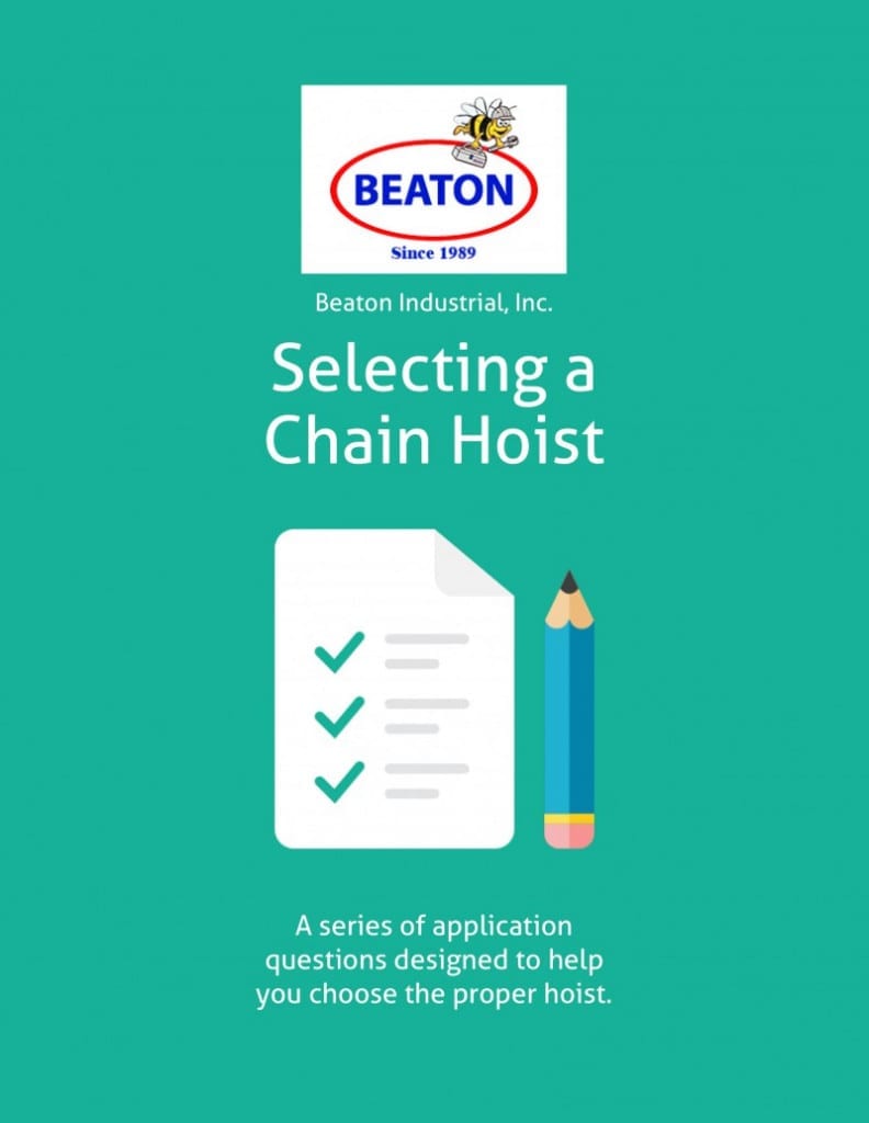 Chain Hoist Checklist